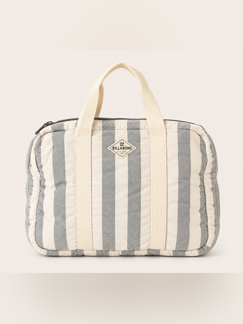 Billabong beach bag blue and white cotton